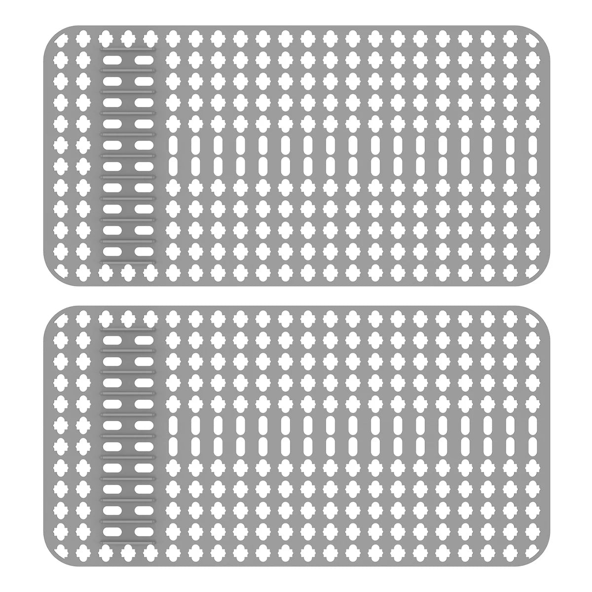 Silicone Sink Protector Heat-Resistant Anti-Slip Sink Liner Mat Portable Reusable Protector Mat for Kitchen Rectangle Sink