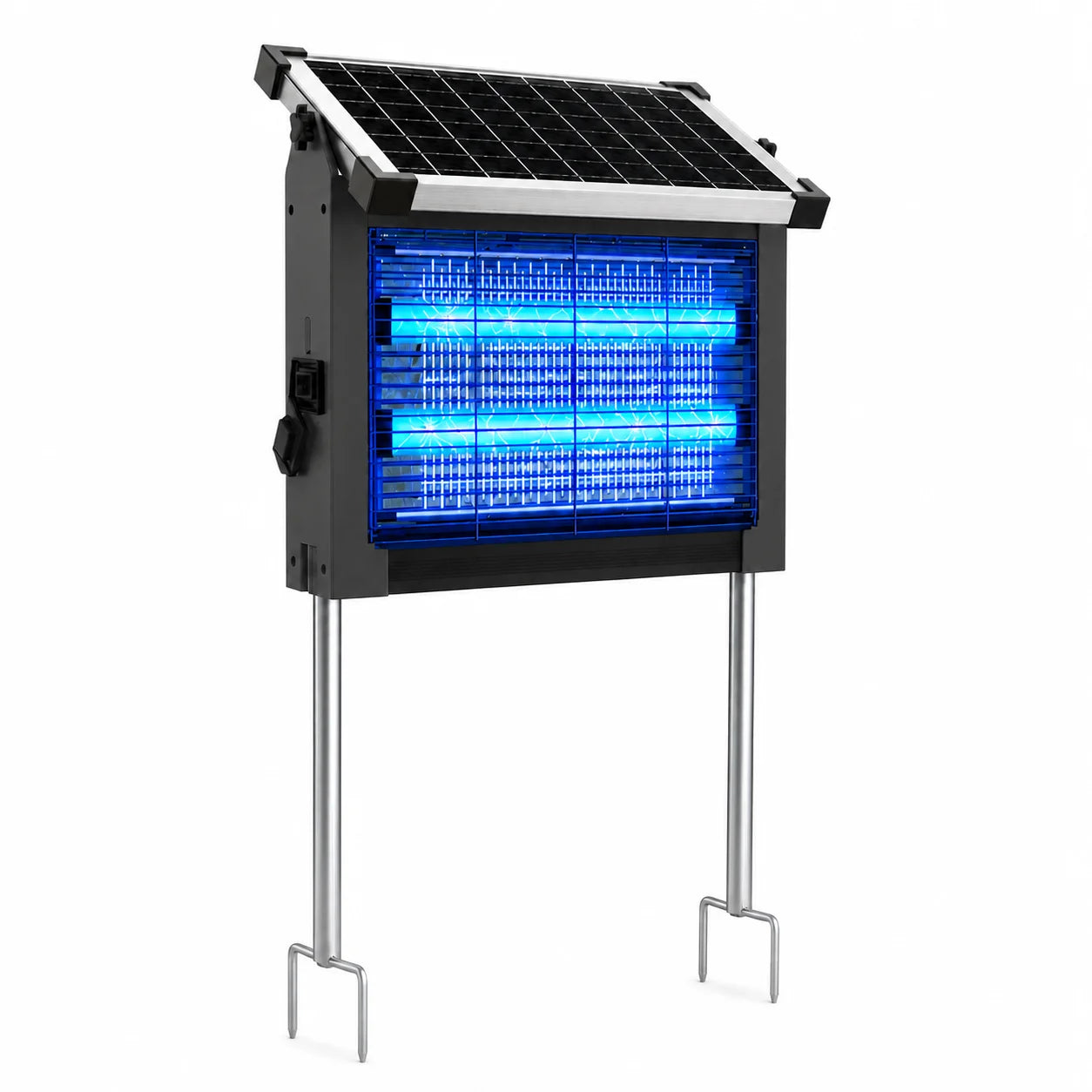 Solar Bug Zapper Outdoor Waterproof 4500V Mosquito Killer