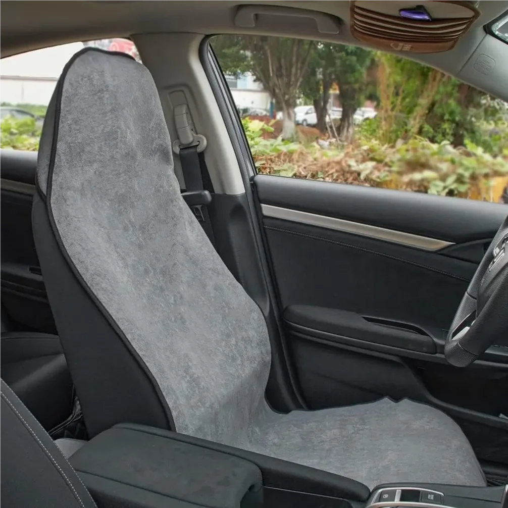 Waterproof Sweat Towel Car Seat Cover Universal Fit Anti Slip
