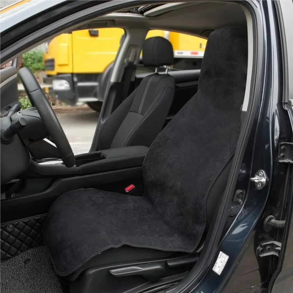 Waterproof Sweat Towel Car Seat Cover Universal Fit Anti Slip