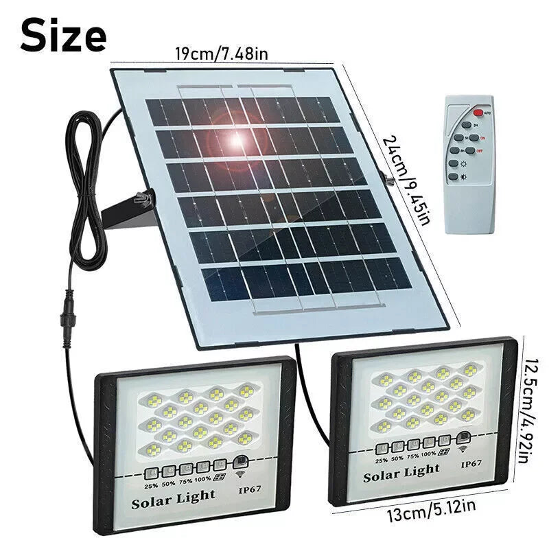 Led Solar Street Light 300W Outdoor Flood Lamp Dusk To Dawn