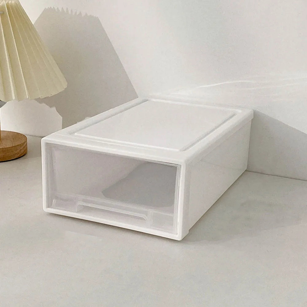 Desktop Pull-Out Jewelry Organizer With Stackable Single-Layer Drawers