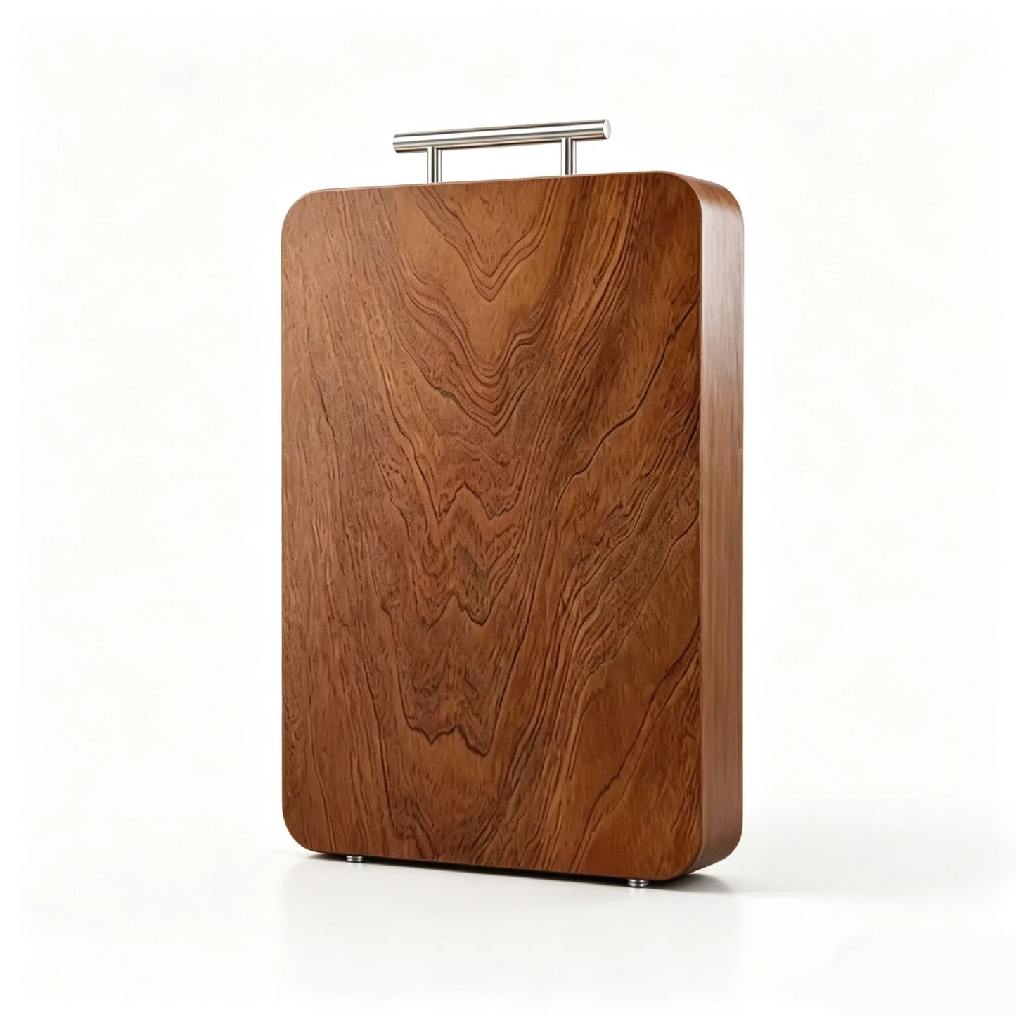 Black Gold Ebony Cutting Board, 3cm Thick Solid Wood No Paint No Wax, Double Sided Maintenance-Free Antibacterial Chopping Block