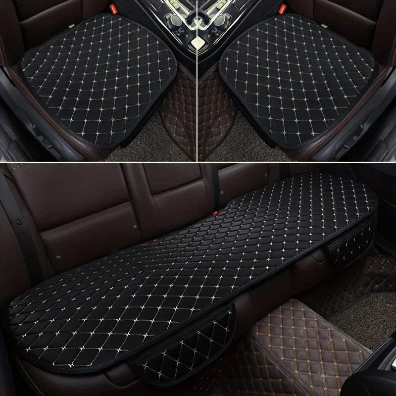 Car Seat Cover 3 Piece Set Universal Breathable Protector Pad