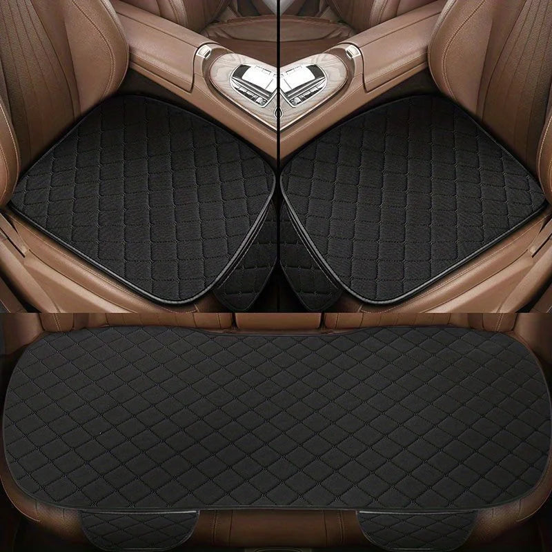 Car Seat Cover 3 Piece Set Universal Breathable Protector Pad