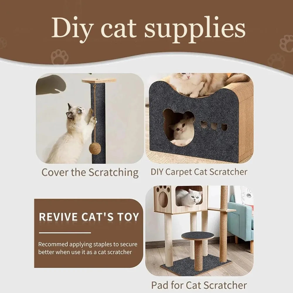 Self Adhesive Cat Scratching Mat For Sofa And Furniture Protector