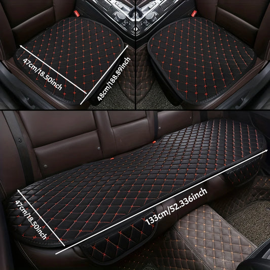 Car Seat Cover 3 Piece Set Universal Breathable Protector Pad