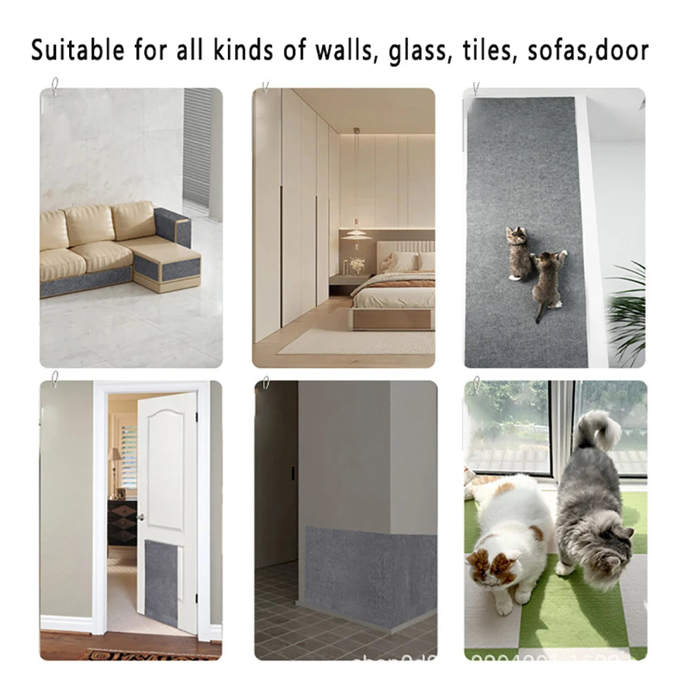 Self Adhesive Cat Scratching Mat For Sofa And Furniture Protector