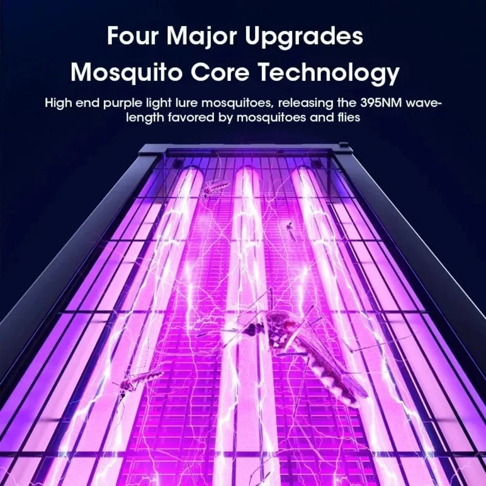 JOYINLED Solar Mosquito Killer Lamp Outdoor Garden Insect Trap